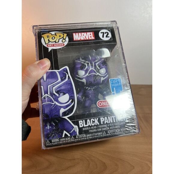 Funko Pop! Artist Series: Marvel - Black Panther - Target Exclusive #72 - Picture 7 of 8